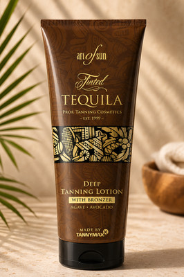 Tannymaxx Art of Sun Tinted Tequila Deep Tanning Lotion Bronzer Solarium 125 ML