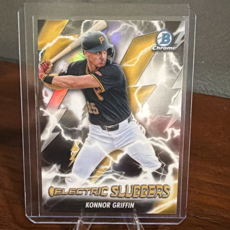 Topps Bowman Chrome 2026 💥Konnor Griffin Electric Slugger Pittsburgh Pirates