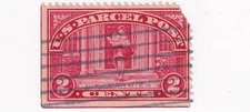 STAMP US SCOTT Q2 "City Carrier" 2 CENT 1913 Parcel Post USED FAULT - EE