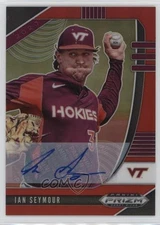 2020 Panini Prizm Draft Picks Red Prizm Auto /50 Ian Seymour #PDP57 Auto