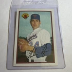 Bowman 1989 Nolan Ryan #225 Autographed Texas Rangers Baseball Trading Card