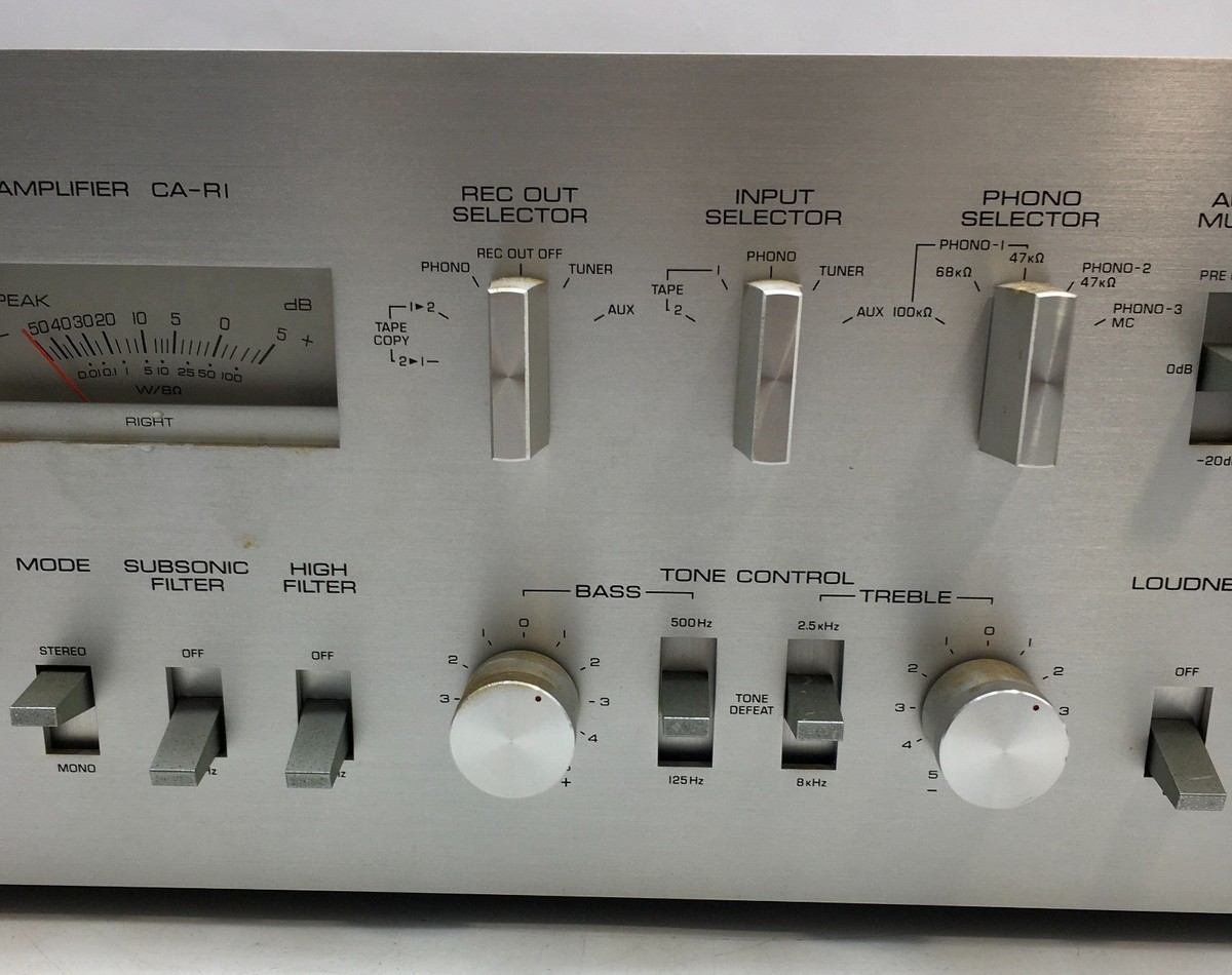 Vintage YAMAHA CA-R1 Stereo Integrated Amplifier Natural Sound