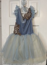 WEISSMAN Girls Dance Costume Ballet Solo MC Tutu Dress Ballerina Ruffle Sleeve