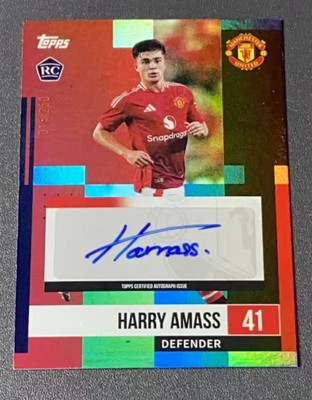 2024 TOPPS MANCHESTER UTD TEAM SET HARRY AMASS ROOKIE RC