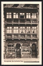 Wernigerode am Harz, The Gerlitz House, postcard