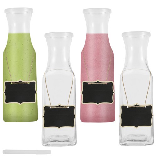 Beverage Serveware Carafe Solid Clear Glass Pitcher Square Glass Carafe Cupvi - Picture 7 of 11