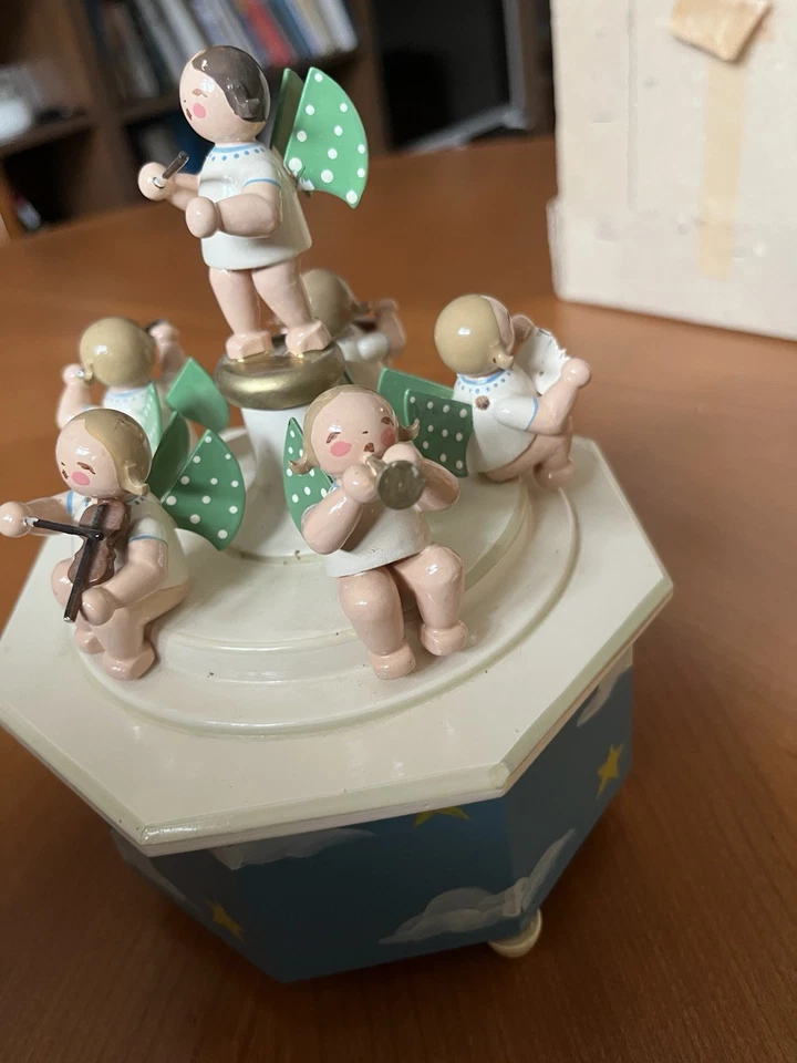 Erzgebirge Expertic Spieluhr noch DDR Herkunft mi: Ihr Kinderlein kommet.,.. - Bild 2 von 4