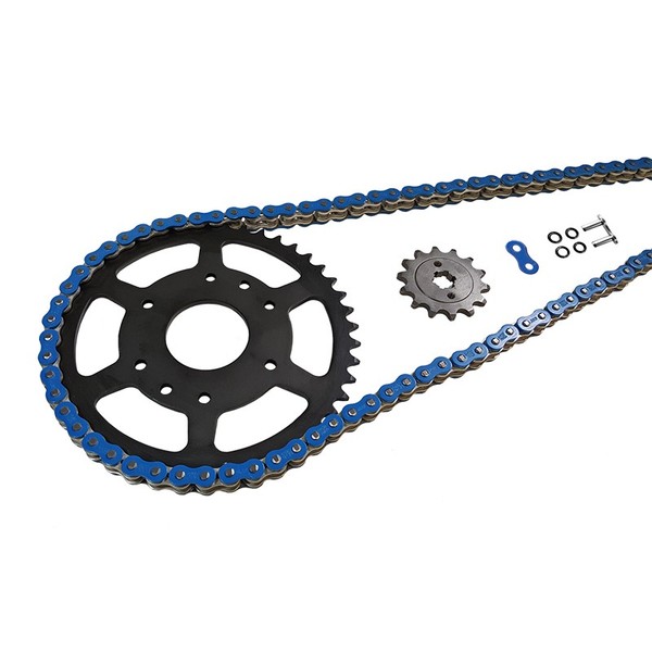 Kettensatz Ek-Chain 530 MVXZ-2 FüR Suzuki GSX-R1000 Modelljahr 2007-2008 Farbe-image