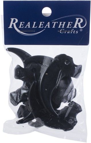 Realeather(R) Crafts Plastic Bear Claws 2" 6/Pkg-Black BBC02-06