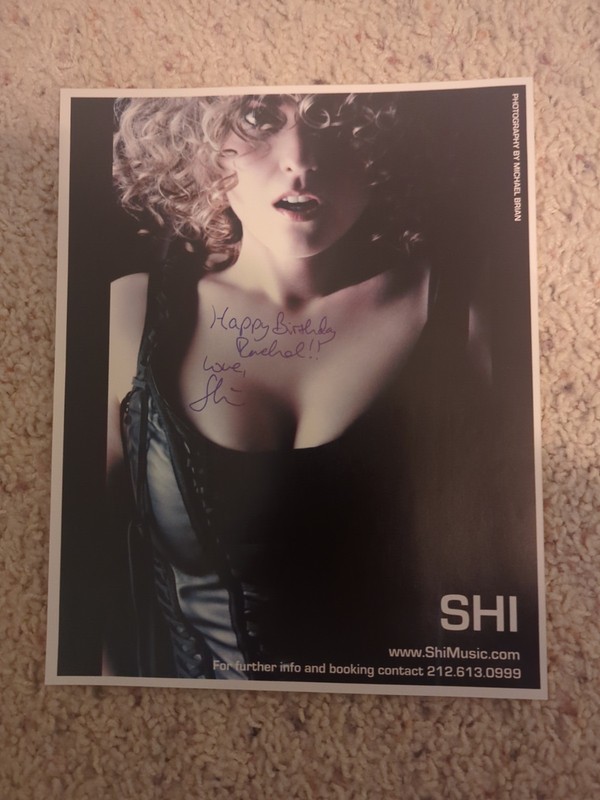 SHI Musician Signed Photo Autograph 