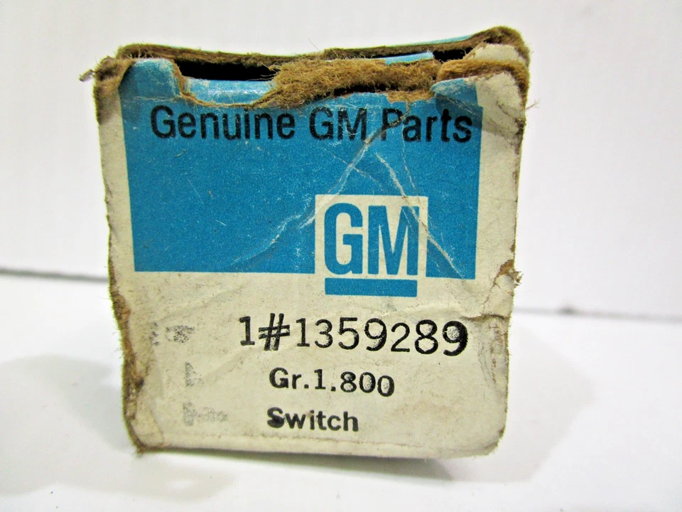 Nuevo de Lote Antiguo 1955-79 Interruptor de Presión de Aceite Chevrolet Ford Buick AMC GM 1359289 TW31 Foto 2 de 4