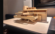 1/75 Villa 3D Wooden DIY Building Model Kits Assembly Kits Toys Gift