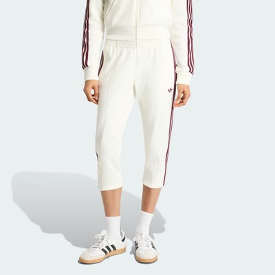 adidas Originals Women's  3/4 SUPERSTAR TRACK Tracksuit Bottoms Off White
