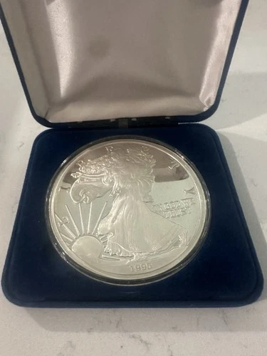 1 Pound of 1995 Amazing Toning American Eagle Silver Dollar bullion , NO RESERVE
