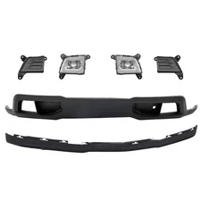 Front Lower Bumper Cover Kit For 2019-2022 Chevy Silverado 1500 w/ Air Deflector