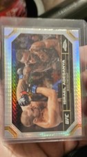 2024 Topps Chrome UFC Israel Adesanya Hyper Refractor