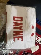 Ron Dayne Signed Autographed Custom White Jersey Beckett Authenticated