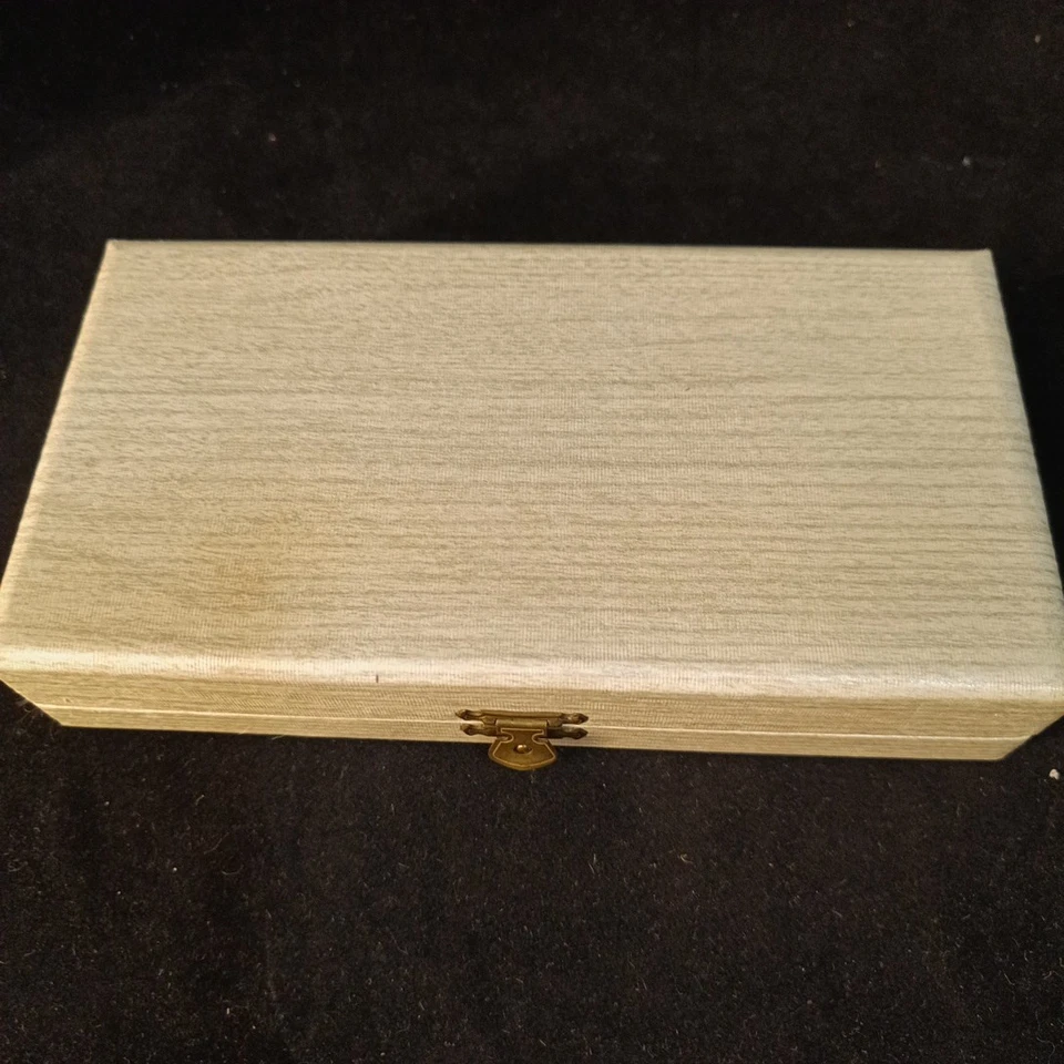 Couverts De Baptême En Métal Argenté Coffret. Non Personnalisés. - Photo 2/4