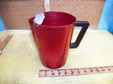 Vintage REGAL Red Anodized Aluminum Pitcher