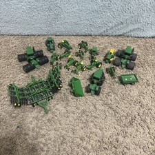 Ertl Farm Country John Deere Field Cultivator & Mixed Tractors / Parts Read
