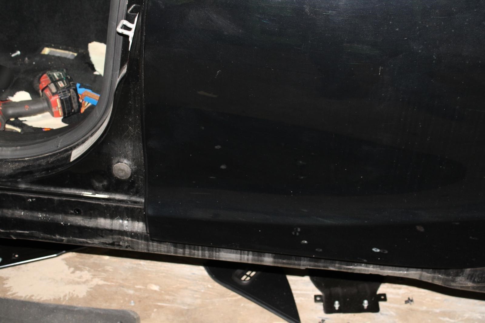 Maserati Ghibli 2014-2019 Rear Left Door framework Black