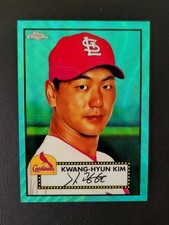 2021 Topps Chrome Platinum Anniversary Kwang-Hyun Kim #279 Aqua Wave Refractor