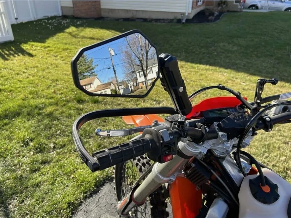 Боковые зеркала заднего вида подходят для CRF300L LS CRF450L CRF450R RS RL RWE RX CRF450X - Изображение 2 из 4