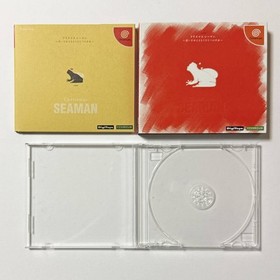 Christmas Seaman W/Box Manual Sticker Sega Dreamcast DC Used Game Good NTSC-J JP