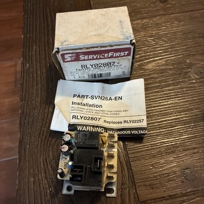 Service First RLY 02807 Trane/American Time Delay Relay with Install Instruction