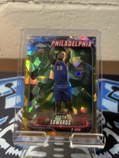 2024-25 Topps Chrome Sapphire Edition - Justin Edwards #161 Gold /50 (RC)