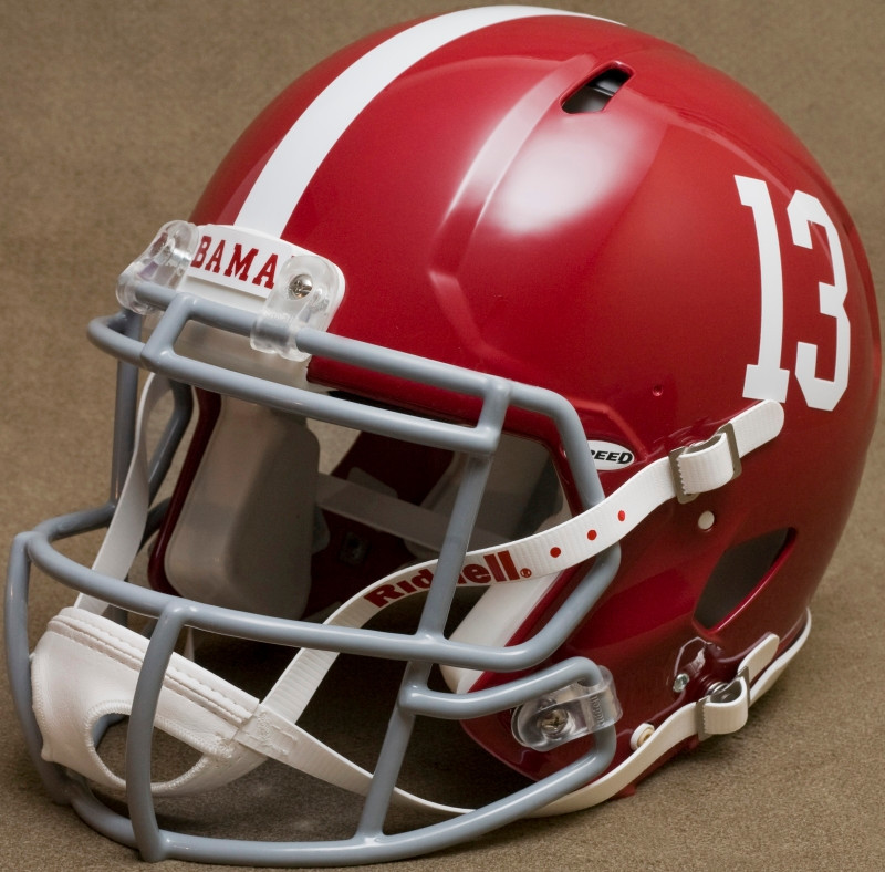 ALABAMA CRIMSON TIDE NCAA Riddell SPEED Full Size Authentic Football Helmet  #13