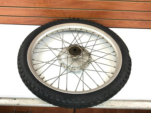 73 Honda XL250 XL 250 OEM Front Wheel Rim Hub Tire Spokes 5-R