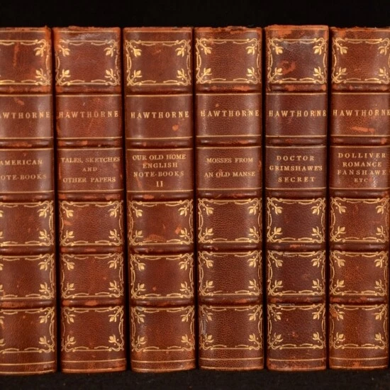1882-99 12vols The Works of Nathaniel Hawthorne Twice Told Tales Wonder Book - Image 3 of 4