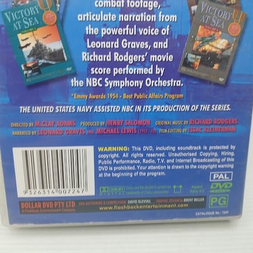 Victory at Sea DVD Complete Series Box Set 26 Episodes WWII 2 Region All PAL - Picture 12 of 14