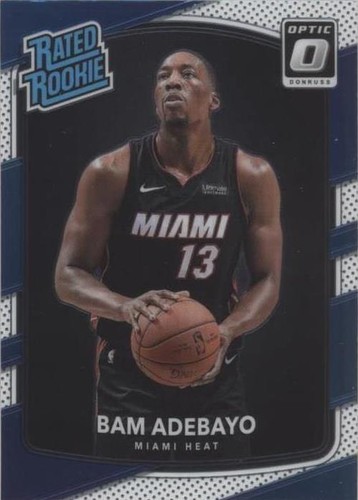 2017-18 Bam Adebayo Donruss Optic Rated Rookie RC #187 | Miami