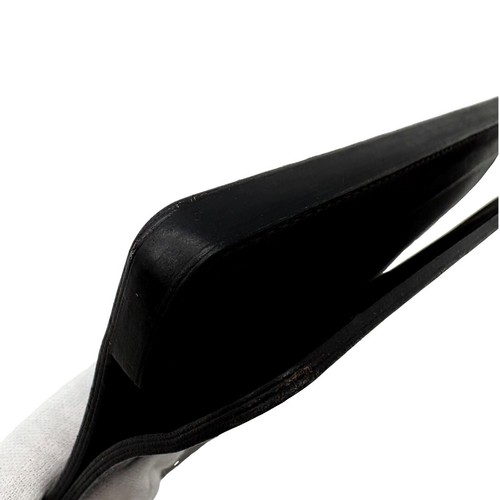 Auténtica funda para iPad HERMES Evergrain cuadrada en cuero negro O #36636260 - Imagen 15 de 19