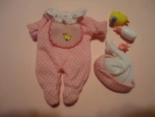 Miniworld Baby Born Pink Sleeper Set HTF