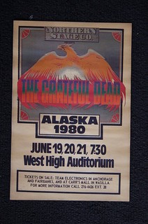 Poster The Grateful Dead 1980 Alaska West High Auditori