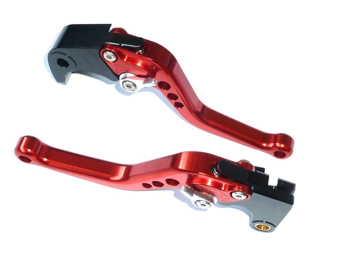 Suzuki GSXR1000 2005-2006 Bremse und Kupplungshebel Kurz Rot Road Track Rennen - Bild 7 von 9