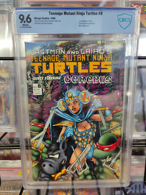 TEENAGE MUTANT NINJA TURTLES #8 (1986) - CBCS GRADE 9.6 - 1ST