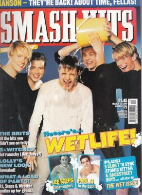 Smash Hits England Hanson,Atomic Kitten,Billie Pipper,Westlife,Lene Marlin