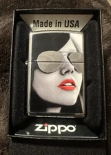 Zippo Lighter - BS Sunglasses High Polish Chrome - 28274
