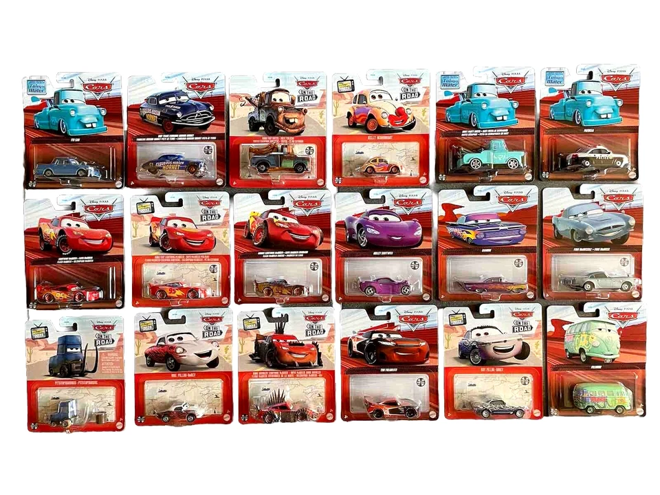 Cars Modellauto Spielzeug Character Disney Pixar Kinder 1:55 Mattel sortiert DE