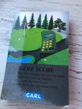 NEW CARL GS-7500 GOLF SCORE BANK
