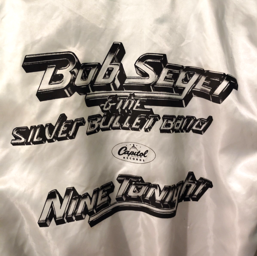 RARE Vintage 70s Bob Seger Silver Bullet Band satin bomber Promo Sz M Birdie - Picture 7 of 14