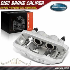 Left Disc Brake Caliper w/ Bracket for Ford F-450 Super Duty 05-16 International