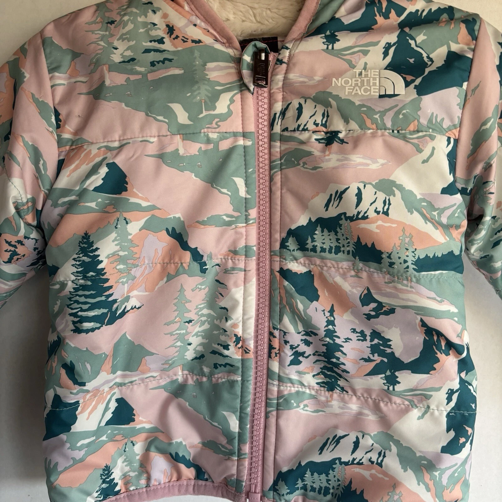 north-face reversible mossbud jacket