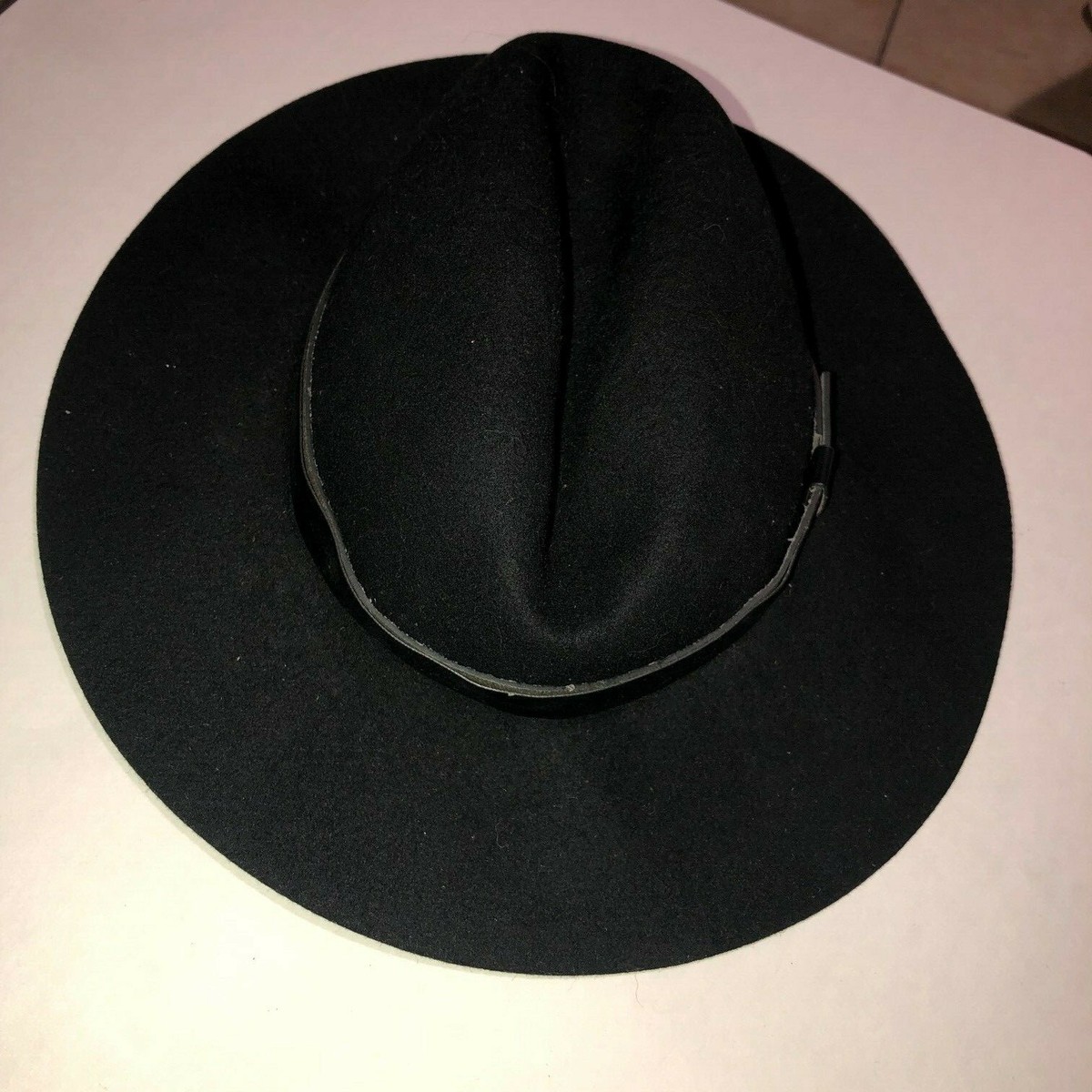 Asos Floppy Brim Black Wool Boho Hat | eBay display picture 1
