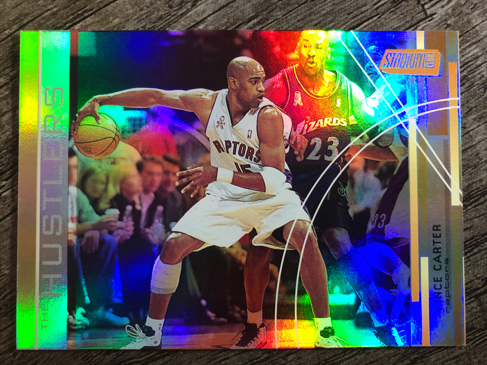 Vince Carter 2002-03 Topps Stadium Club The Hustlers #H8 Michael Jordan