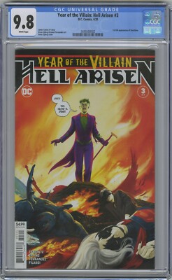 YEAR OF THE VILLIAN HELL ARISEN 3 CGC 9.8 FIRST FULL APPEARANCE PUNCHLINE 2020